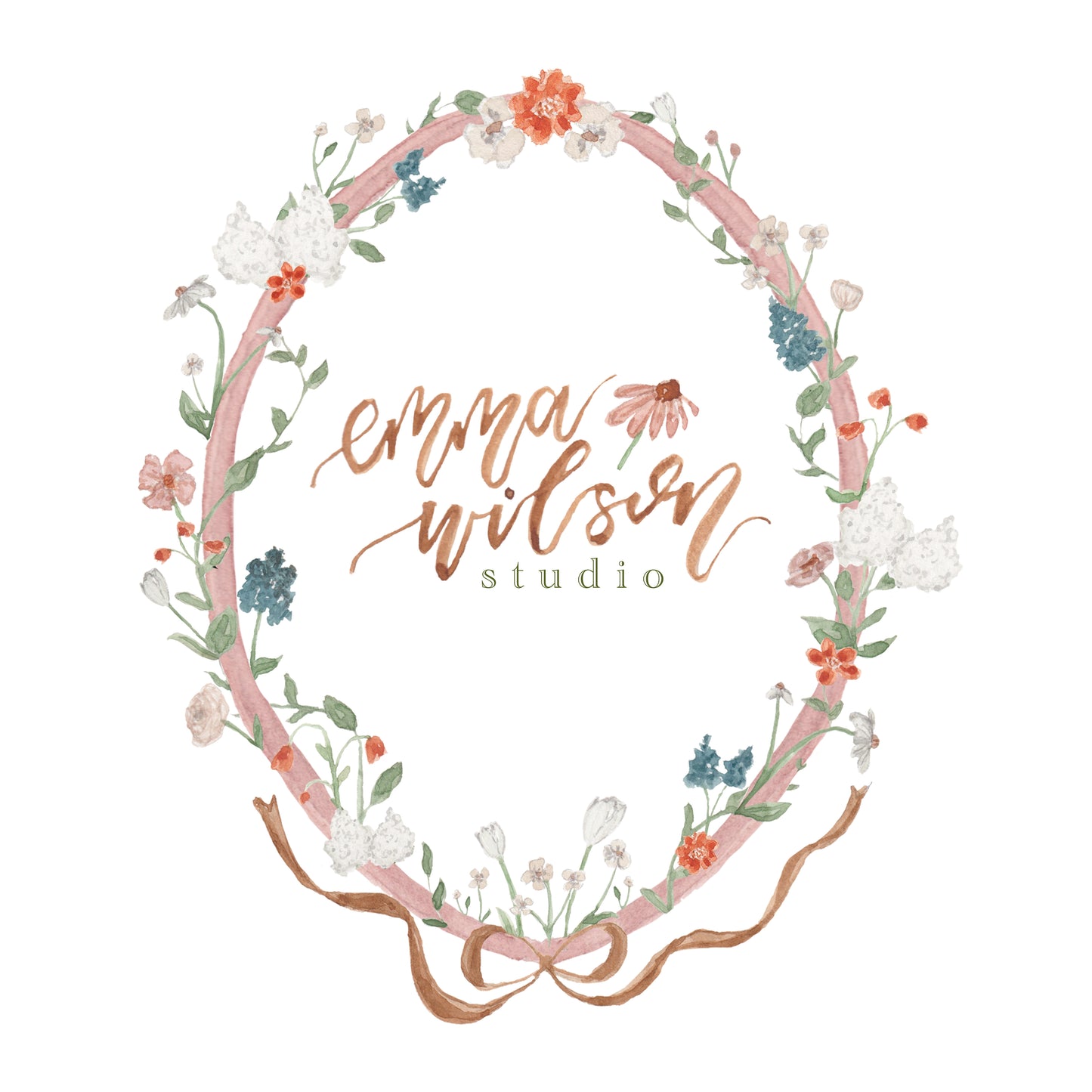 Custom Watercolor Crest