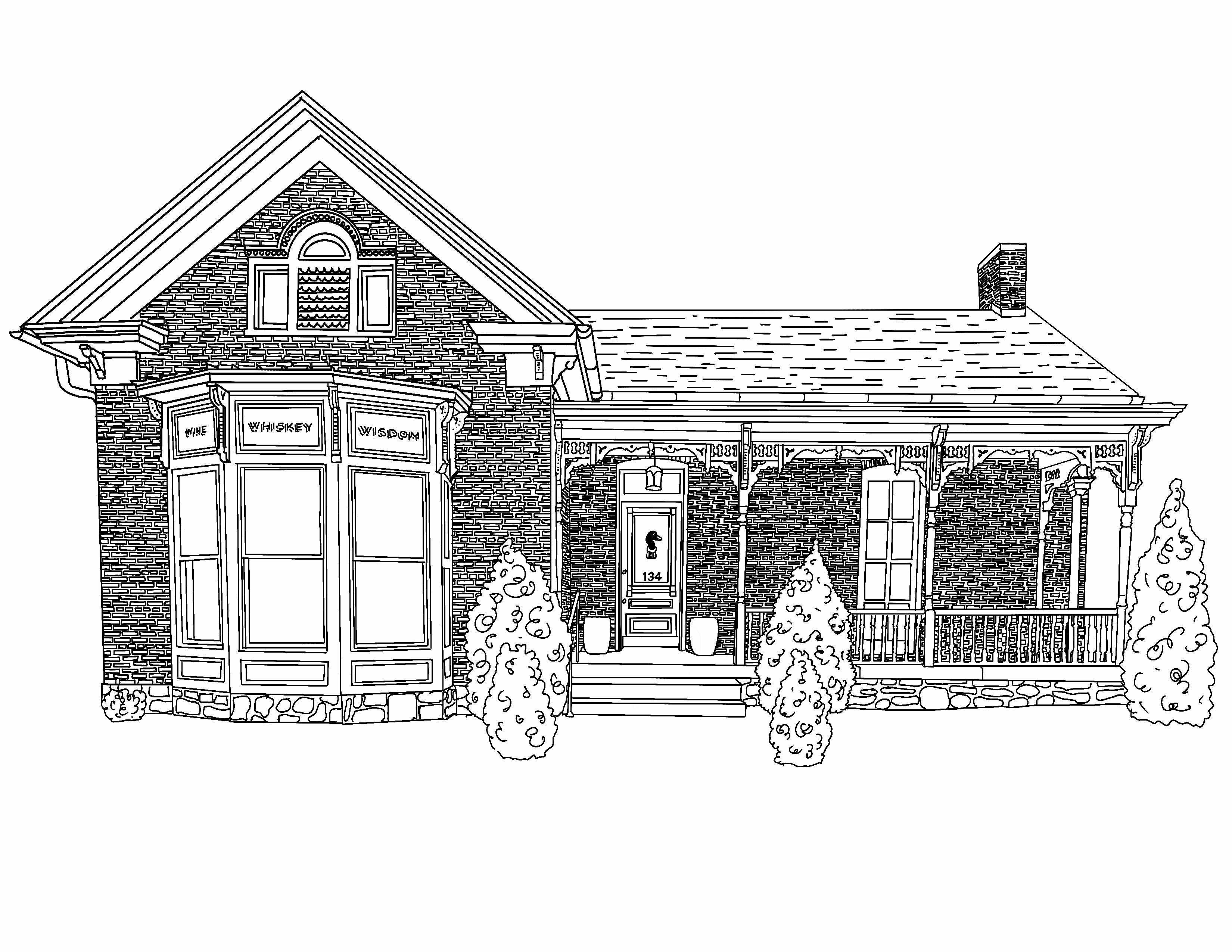 Custom Digital Line Drawing Emma Wilson Studio custom-digital-line-drawing-emma-wilson-studio